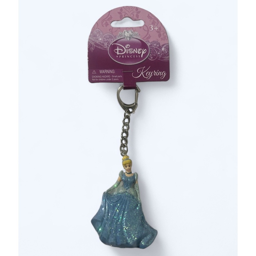 Disney Princess Cinderella Figural Keyring for Backpack and Purse 4.75 Inches